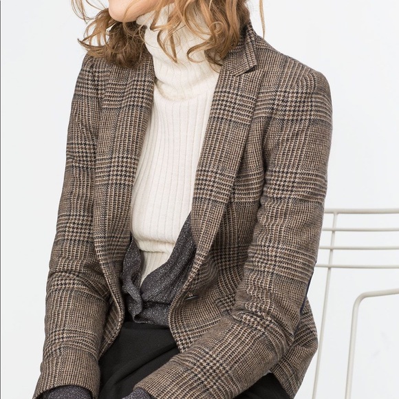 ZARA blazer wool blend. - Picture 1 of 3
